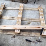 disasembling the pallet