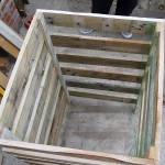 Almost complete compost bin